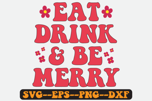 Be Merry Christmas Quote Retro Svg