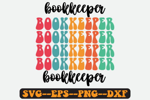 Bookkeeper Quote Retro Svg Design