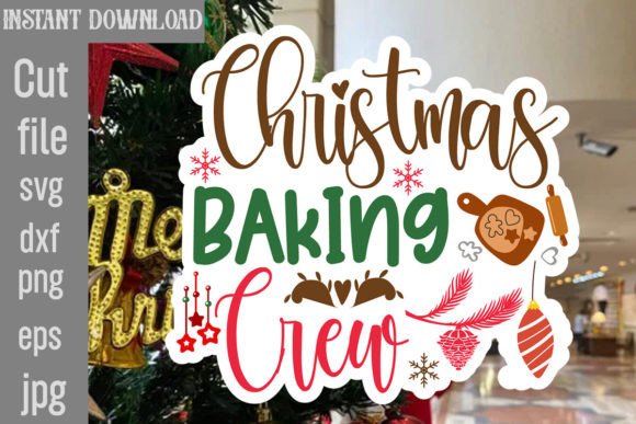 Christmas Baking Crew SVG Cut File