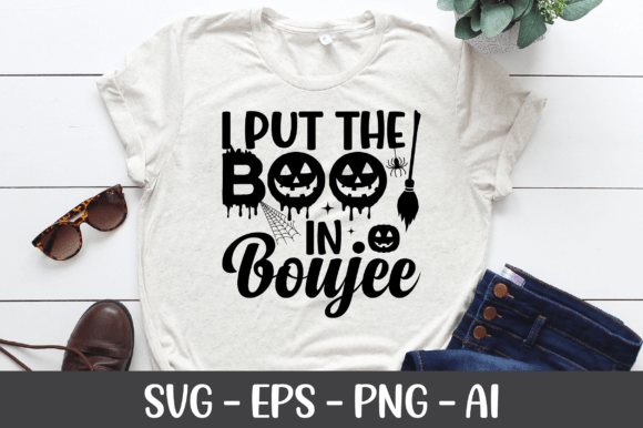 I Put the Boo in Boujee SVG