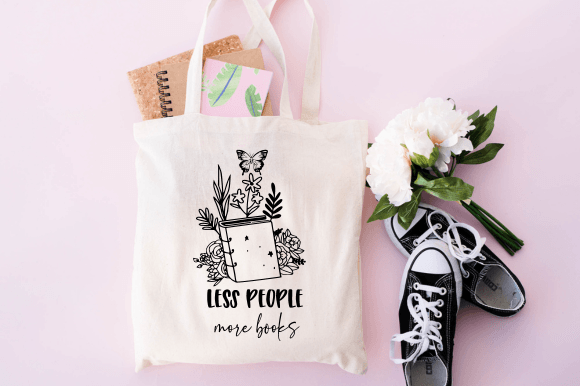 Less People More Books SVG Review