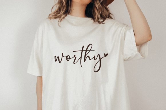 Worthy SVG: A Religious Embroidery Design