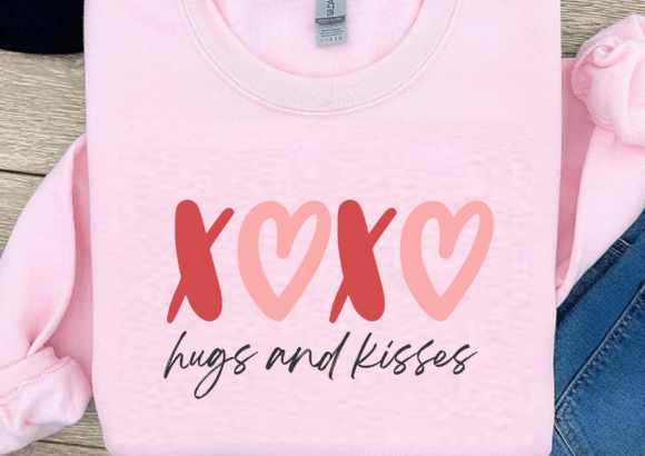 XOXO SVG, Hugs and Kisses SVG, Valentine